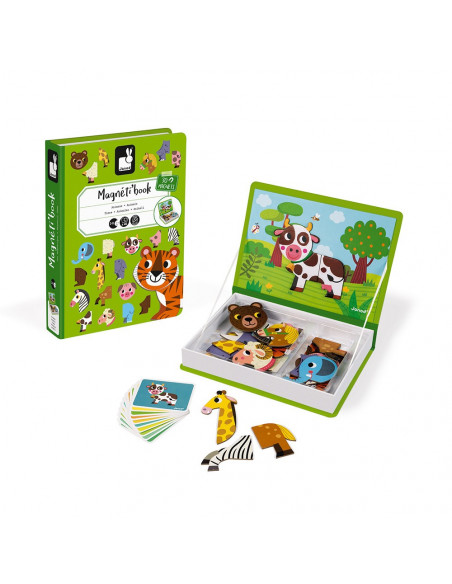 Magnetique book animaux