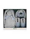 Mon premier coffret naissance lapinoo - bleu - kaloo