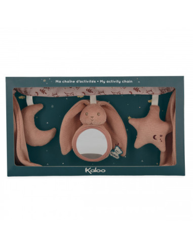 Chaîne d'activités Lapinoo - Terracotta - Kaloo