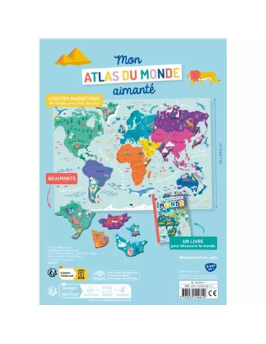 Mon atlas du monde aimanté