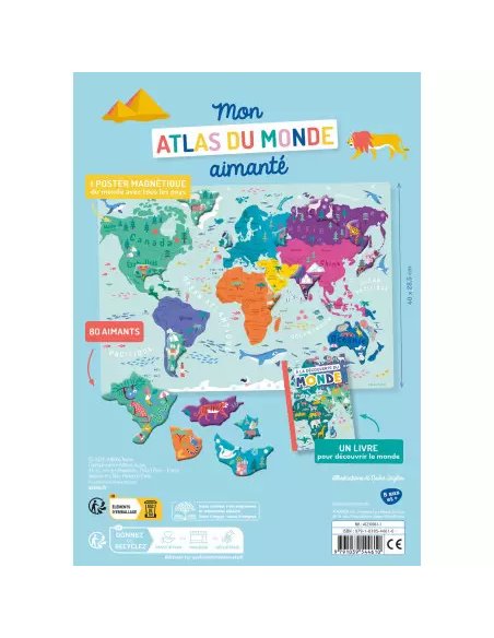 Mon atlas du monde aimanté