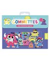 Ma pochette de 50 grandes gommettes - Les monstres rigolos