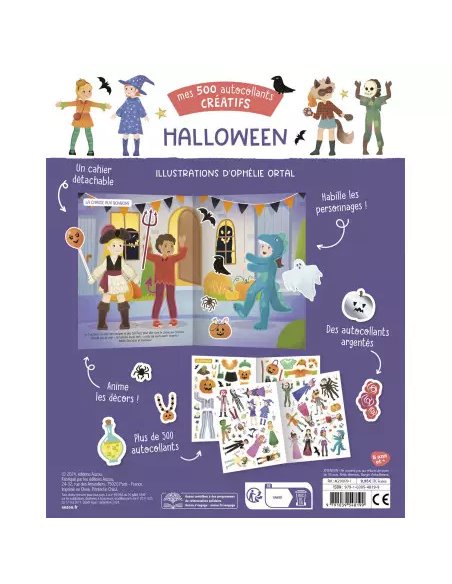 Mes 500 autocollants créatifs - Halloween