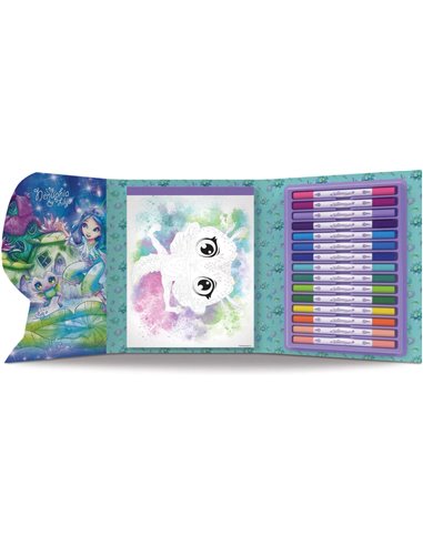 Carnet - coloriage par numéro - Nenuphia - nebulous stars