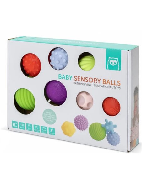 10 balles sensorielles - Beleduc