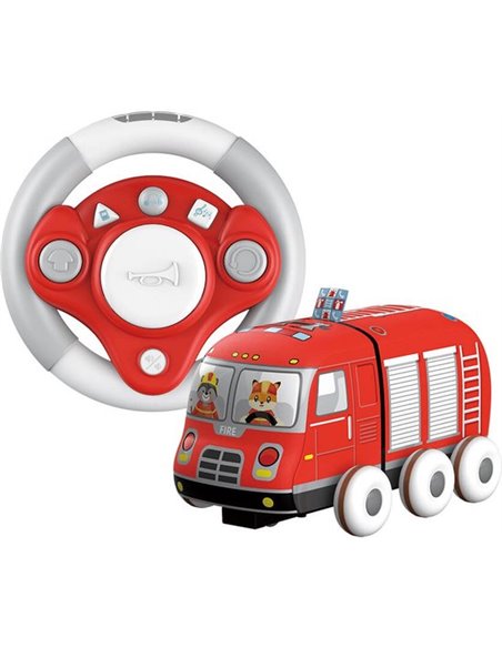 CAMION POMPIER TELECOMMANDÉ - eureka kids