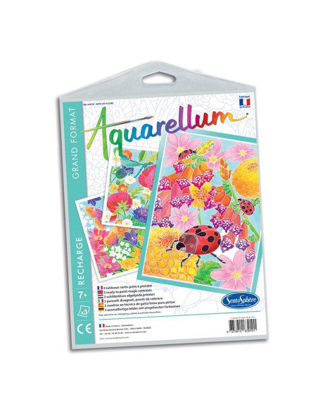 Recharge aquarellum - dans les fleurs