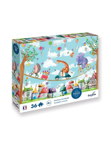 PUZZLE 36 P - Animaux Acrobates