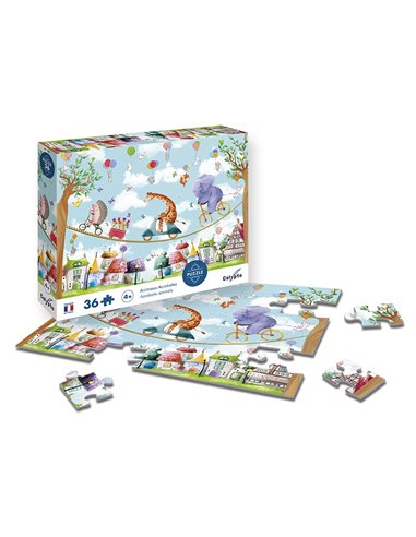 PUZZLE 36 P - Animaux Acrobates