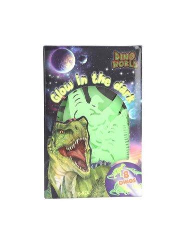 Dino World Sticker brille dans le noir