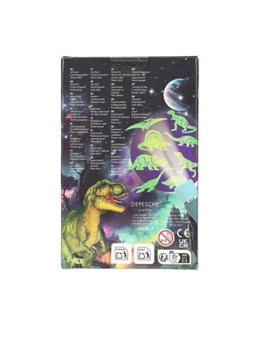 Dino World Sticker brille dans le noir