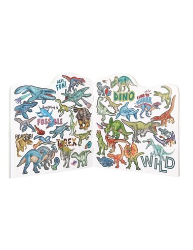 Dino World Livre de coloriage figuratif