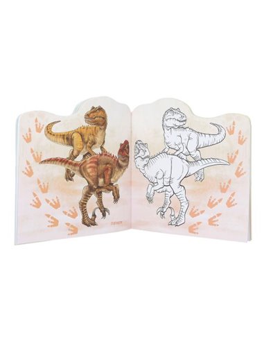 Dino World Livre de coloriage figuratif