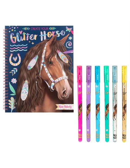 Miss Melody Crée tes chevaux à paillettes