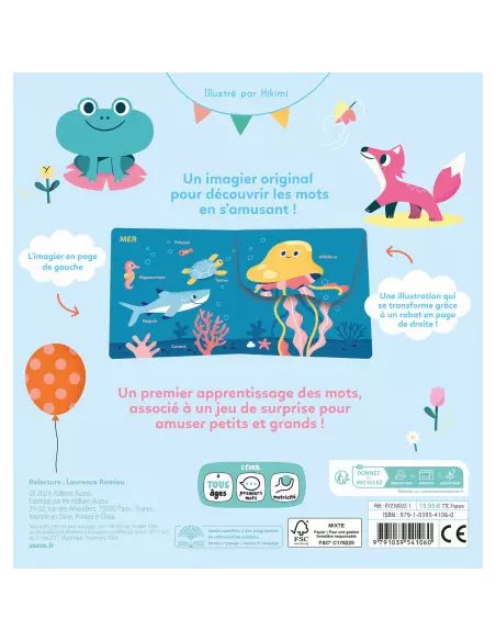 Imagier surprise ! Mon premier imagier à flaps !