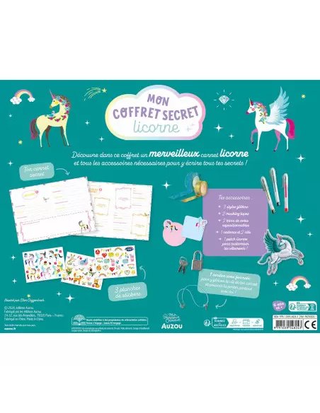 Mon coffret secret licorne - Auzou