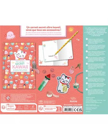 Ma papeterie créative - Mon coffret de papeterie kawaii