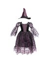 Robe de sorcière araignée avec chapeau,  taille 7-8 ans