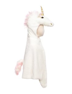 Cape de licorne blanche, taille  2-3 ans