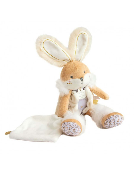 Doudou Pantin Blanc-Lapin de sucre