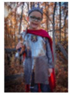 Tunique de chevalier avec cape, argent, taille 7-8 ans 2