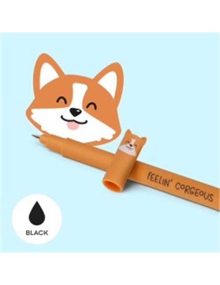  Stylo legami  encre gel effacable - Corgi 