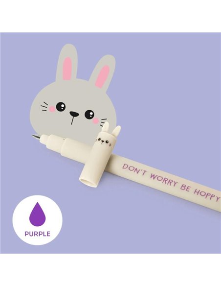  Stylo legami  encre gel effacable - Lapin 
