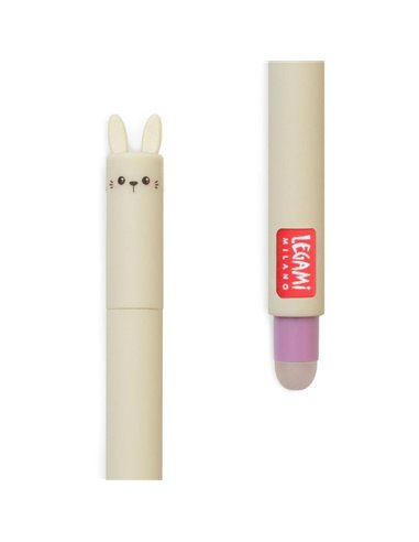  Stylo legami  encre gel effacable - Lapin 
