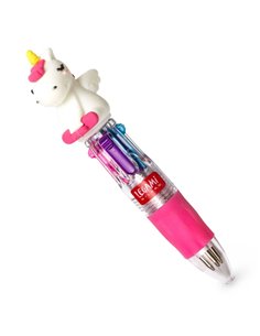  Mini Stylo legami  bille 4 couleurs - Mini Magic Rainbow - Licorne 