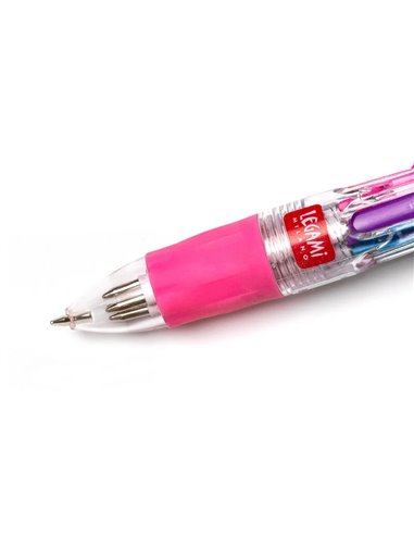  Mini Stylo legami  bille 4 couleurs - Mini Magic Rainbow - Licorne 