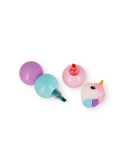  Surligneur 3 en 1 -Legami - Licorne 