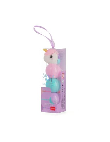  Surligneur 3 en 1 -Legami - Licorne 