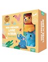 Mon premier livre de bain - Dans la savane - Un coffret avec 2 jouets déclipsables !  
