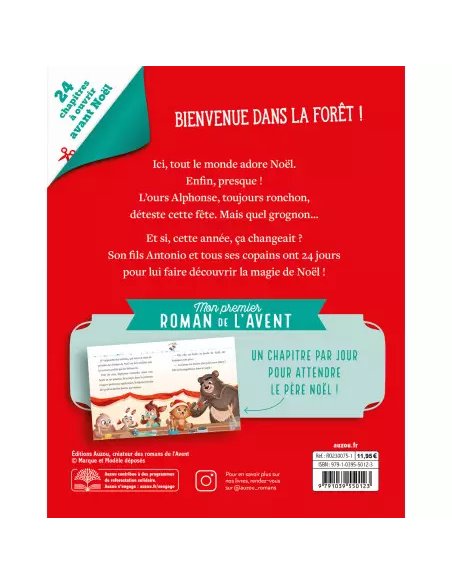 Mon premier roman de l'avent - Le noël des animaux   