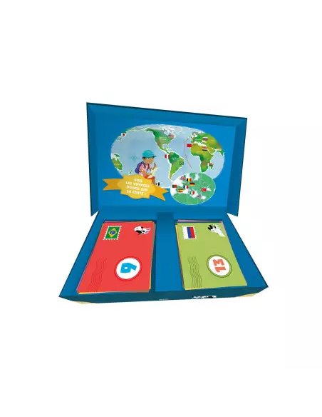 Mon coffret d'enquêtes autour du monde - 20 énigmes à lire et à résoudre