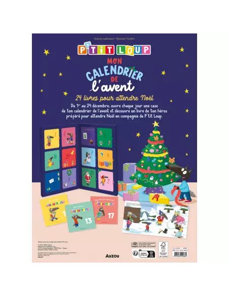 P'tit loup - Mon calendrier de l'avent 2024