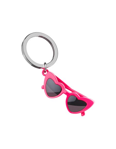 Porte-clé Lunettes Coeurs