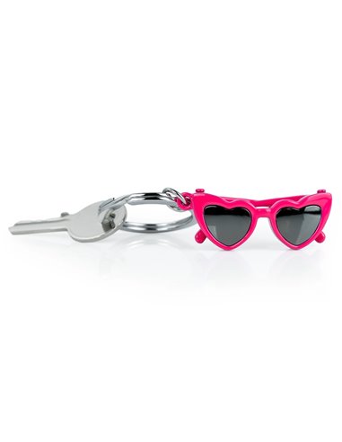 Porte-clé Lunettes Coeurs