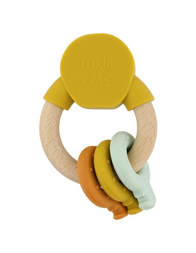 Anneau d'activités en silicone et bois - Mr lion - Trixie