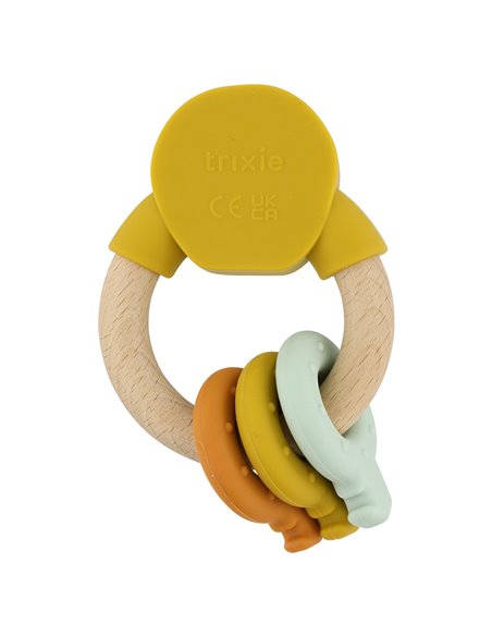 Anneau d'activités en silicone et bois - Mr lion - Trixie