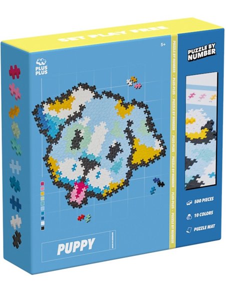 Puzzle Chiot - 500 Pcs - plus plus