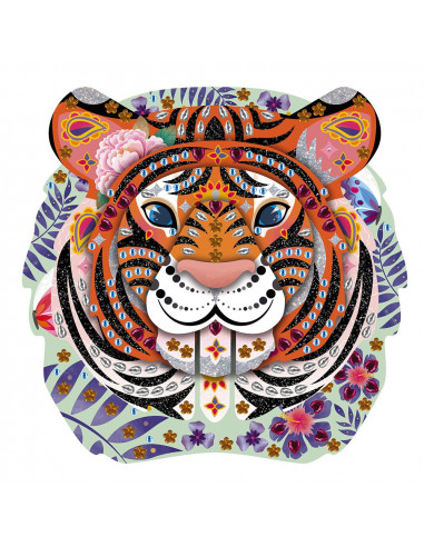 TROPHEE TIGRE STRASS ET PAILLETTES