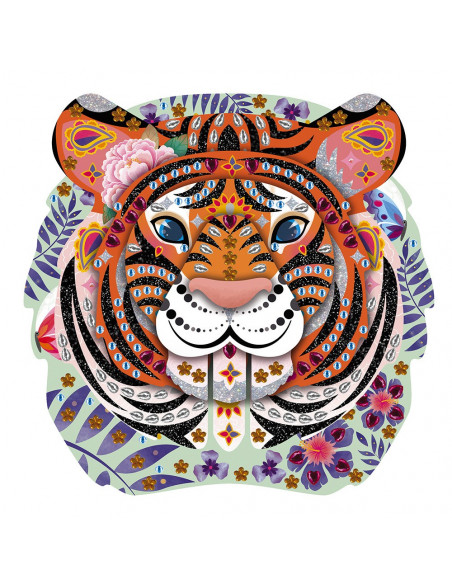 TROPHEE TIGRE STRASS ET PAILLETTES