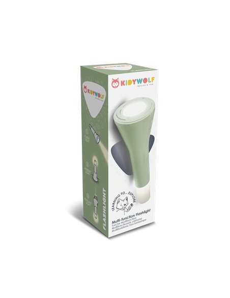 KIDYFLASHLIGHT Lampe de poche 3-en-1 verte