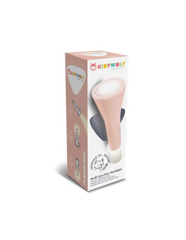 KIDYFLASHLIGHT Lampe de poche 3-en-1 nude