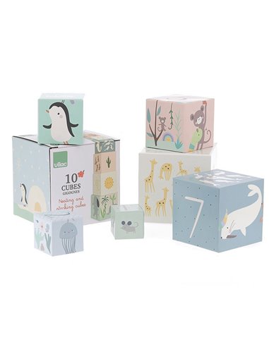  Cubes gigognes Animaux
