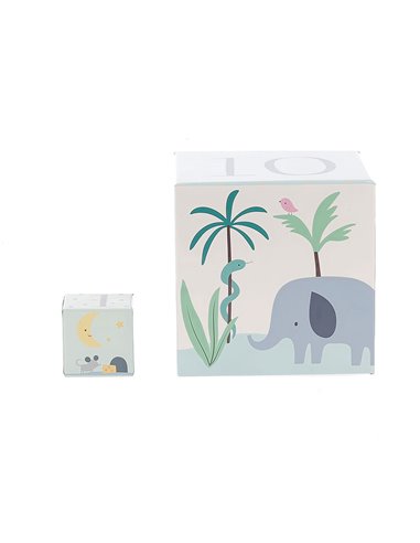  Cubes gigognes Animaux