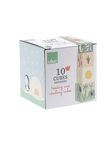  Cubes gigognes Animaux