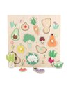  Encastrement boutons bois Légumes du jardin  