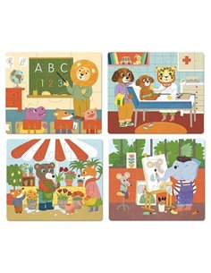  4 puzzles évolutifs métiers 2
